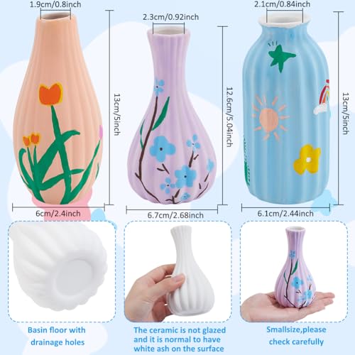 Peindre votre propre poterie facilement avec le kit céramique vase WEBEEDY - 3