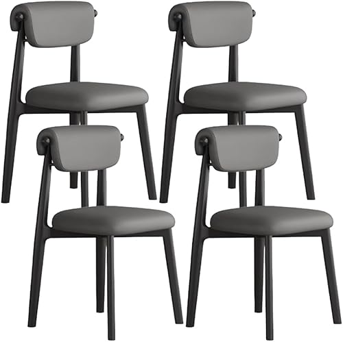 Miniatura 44 de YVYKFZD Juego de sillas de comedor, silla de comedor de madera maciza, sillas de cocina tapizadas, silla de sala de estar con respaldo curvo, para