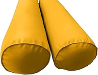 Vista 4 de *Cover ONLY*-Style 5 Outdoor Daybed Mattress Bolster Pillow Slipcovers Pipe Trim Queen Size-AD108