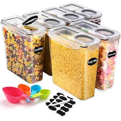 YASHE 6PCS Airtight Food Storage Containers Cover
