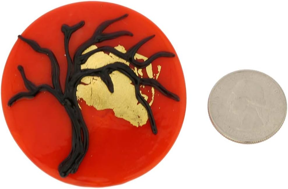 Glass Of Venice Murano Glass African Sun Pendant