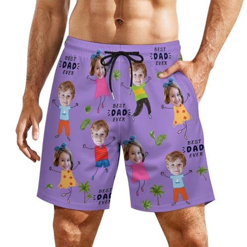 Custom Swim Trunks Men, Beach Essentials, Mens Swimming Trunks Funny