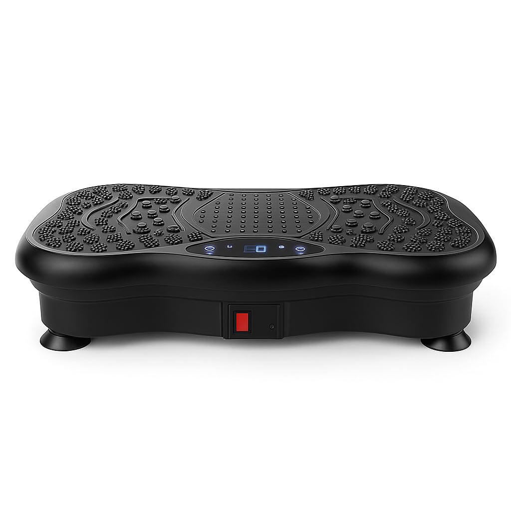 CrazyFit Vibration Plate Massager for Weight Loss | Full Body Vibration Machine for Home & Gym | 99 Speed Levels, 5 Program Modes, Remote Control & Resistance Bands-image-26