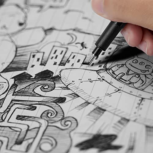 YISAN-Black-Drawing-PensArt-PensFineliner-Ink-PensSet-of-12-Micro-PensManga-Pensfor-SketchingTechnical-Drawing-902195