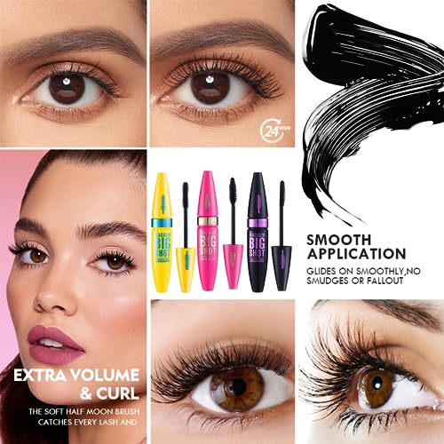4D Silk Fiber Black Mascara - 3PCS Different Brush Heads Mascara - Mascara Black Volume and Length Waterproof - Extra Long Thick & Voluminous Lash Mascara - Not Blooming Curling Natural Eye Makeup10ML - Image 7