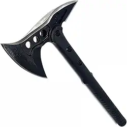 Tomahawk Machado Tático Combate Full Tang Bainha preto