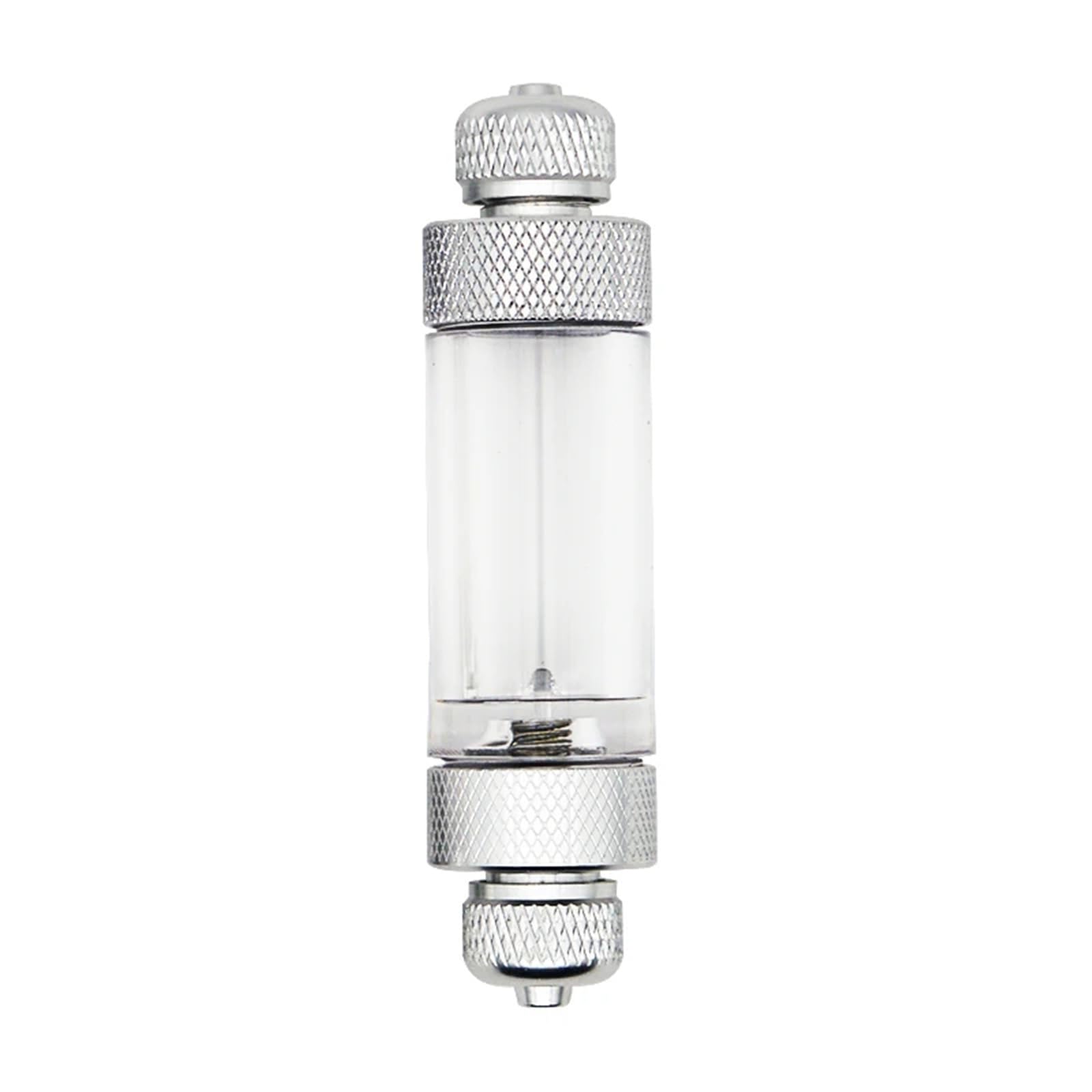 Contador de burbujas CO2 for acuario, válvula retención doble cabezal, regulador pecera, kit sistema difusor, accesorios for bomba aire reactor(Double head)