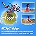 Insta360 X4 Motorcycle Bundle- 8K Waterproof 360 Action Camera, 4K Wide-Angle Video, Invisible Selfie Stick, Removable Lens Guards, 135 Min Battery Life, AI Editing, Stabilization, for Sports, Travel
