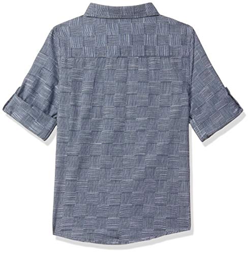 Image of Amazon Brand - Jam & Honey Boys 100% Cotton Printed Regular Fit Long Sleeve Shirt