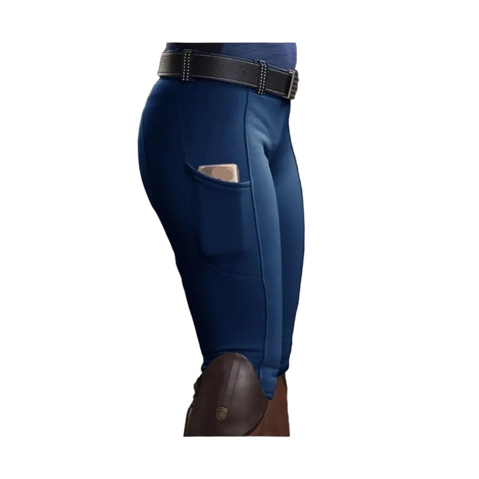 Mallas de equitación con Bolsillo y realce Cadera for Mujer, Pantalones, calzas ecuestres para Montar A Caballo Y Entrenar