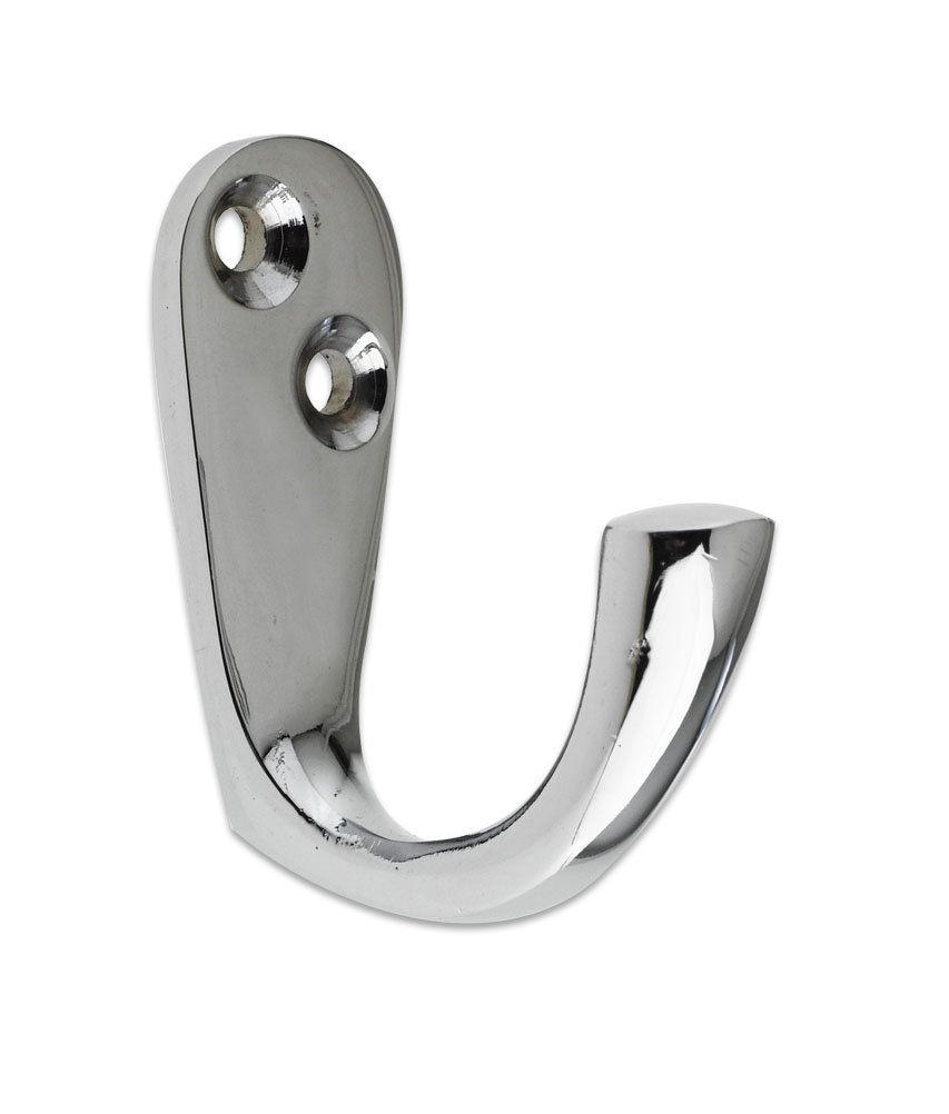 ZAB81CP Single Traditional Robe Hook Polished Chrome