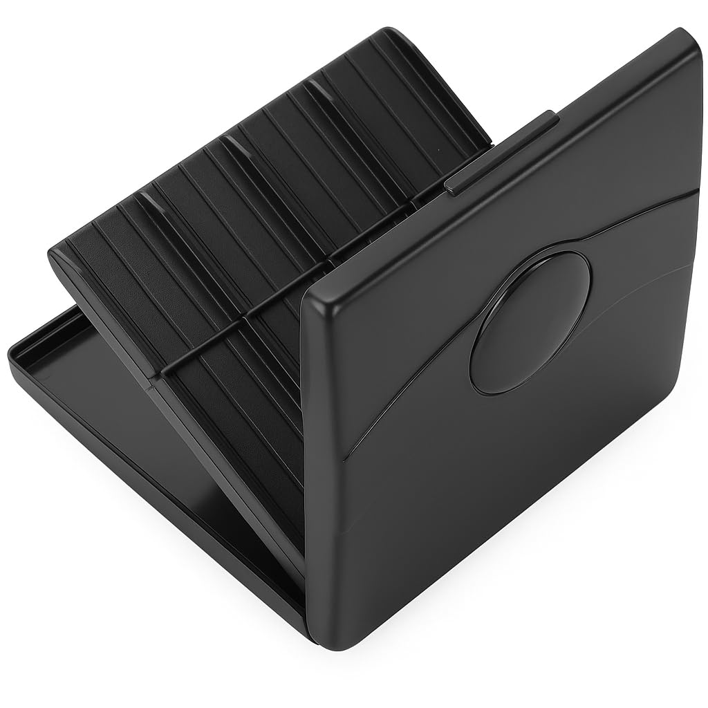 Custodia per Ance in ABS, Nera, Capacità per 8 Ance, Impermeabile, Resistente agli Urti, per Clarinetto e Sassofono