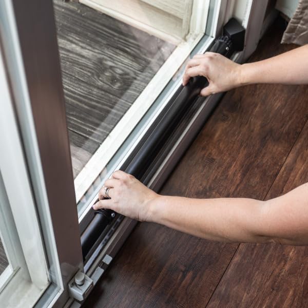 Miniatura 7 de Stalwart 75-PT2013 - Tapones de puerta ajustables, barra de seguridad, color negro