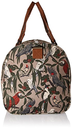 Image of Herschel Supply Co. Novel Duffle Bag, Brindle Parlour /Tan Synthetic Leather
