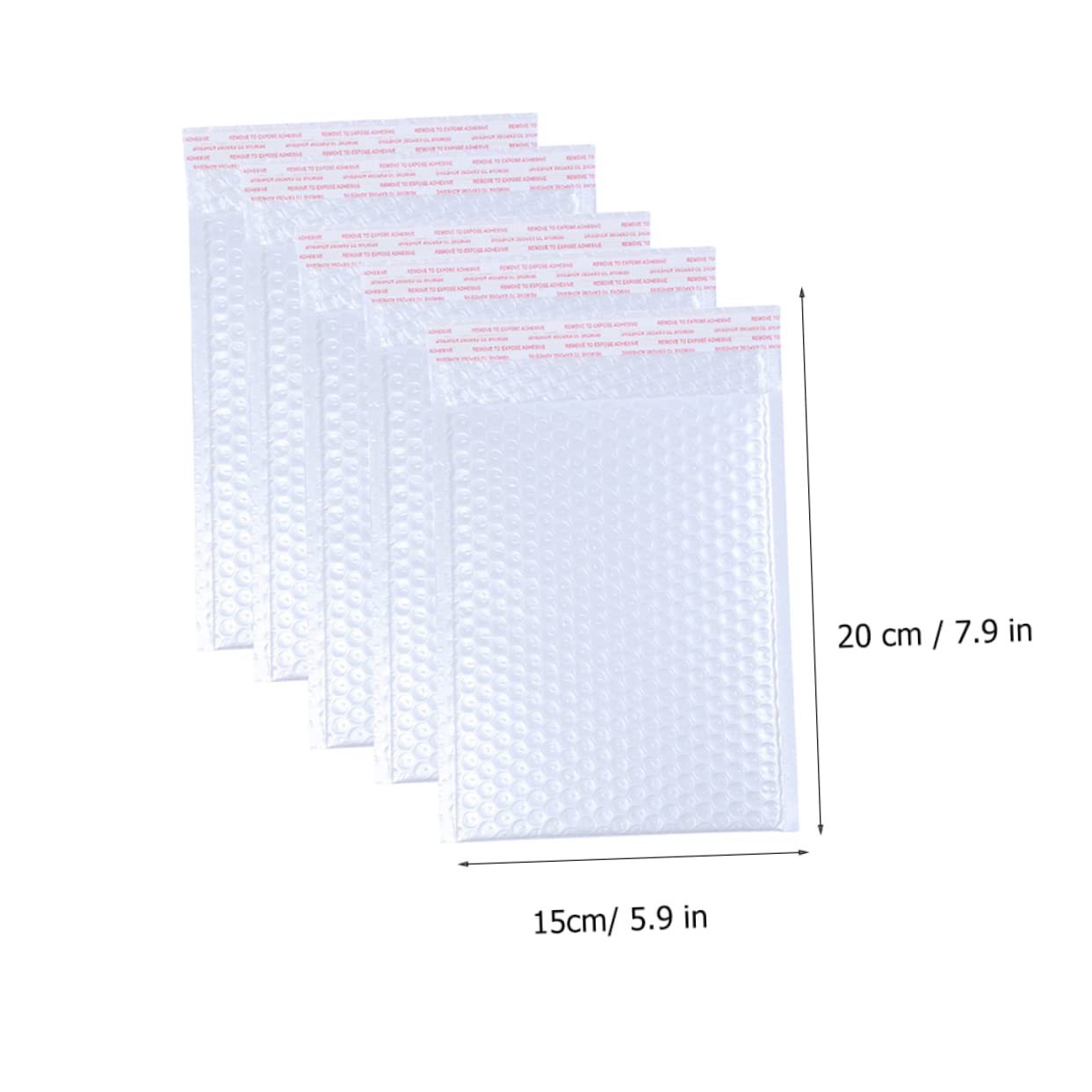 Tofficu 50pcs Shockproof Pouch Packaging Storage for Mailing Lightweight for Protecting Products during Transport