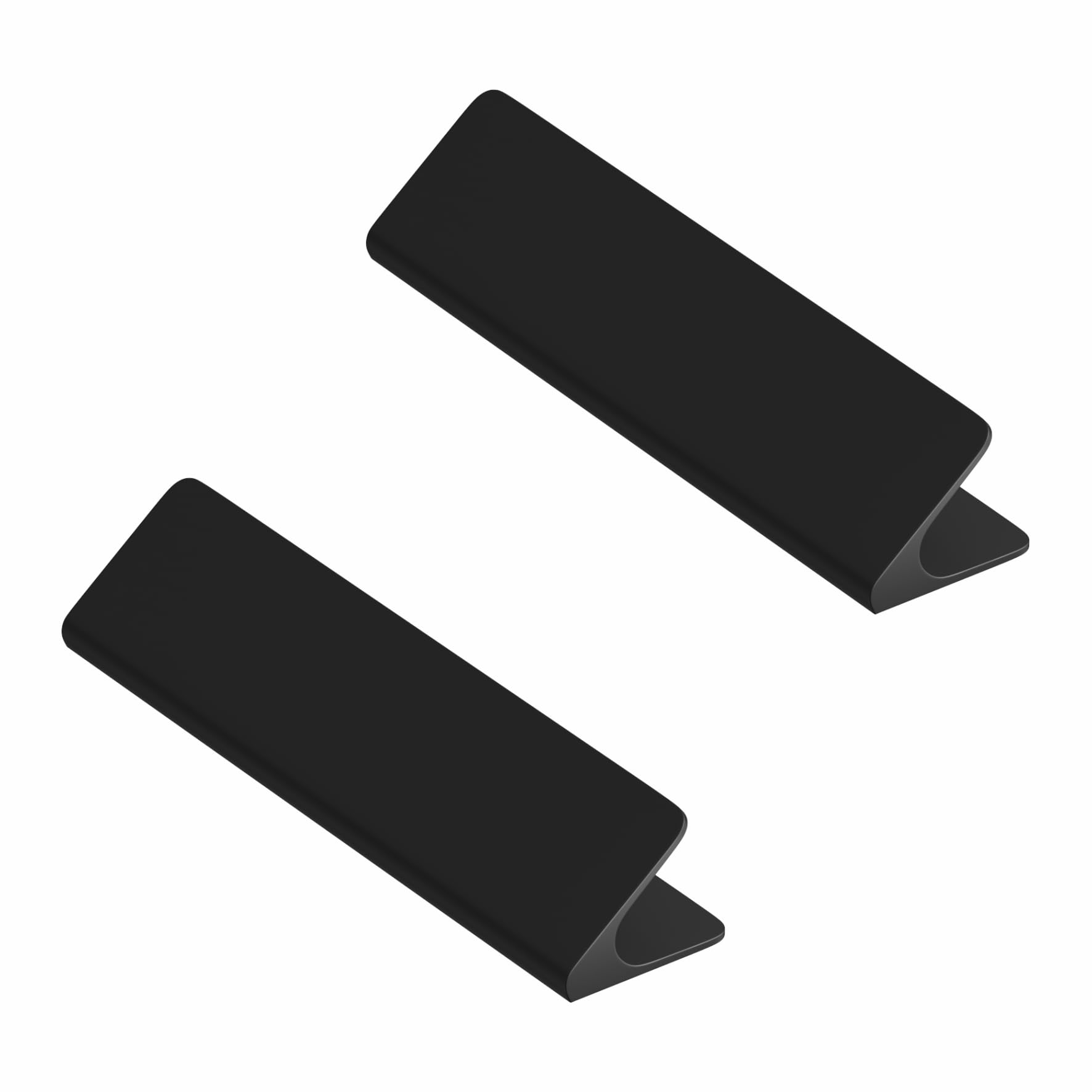 LAPO 2 Piece Drawer Knobs for Kitchen– Door Knob for Cabinets, Cupboards & Dressers (Material-Aluminum, Black Finish)