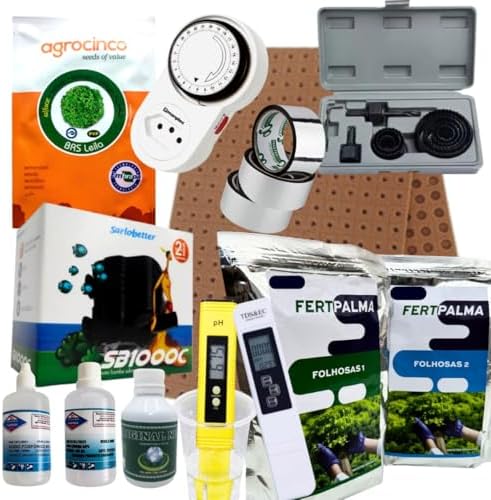 Kit Hidroponista (Nº 1) completo para iniciantes na Hidroponia (1...
