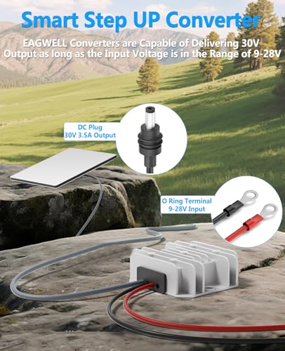 Image of Starlink Mini 12V Adapter DC Step Up Converter 12V to 30V 3.5A Power Supply