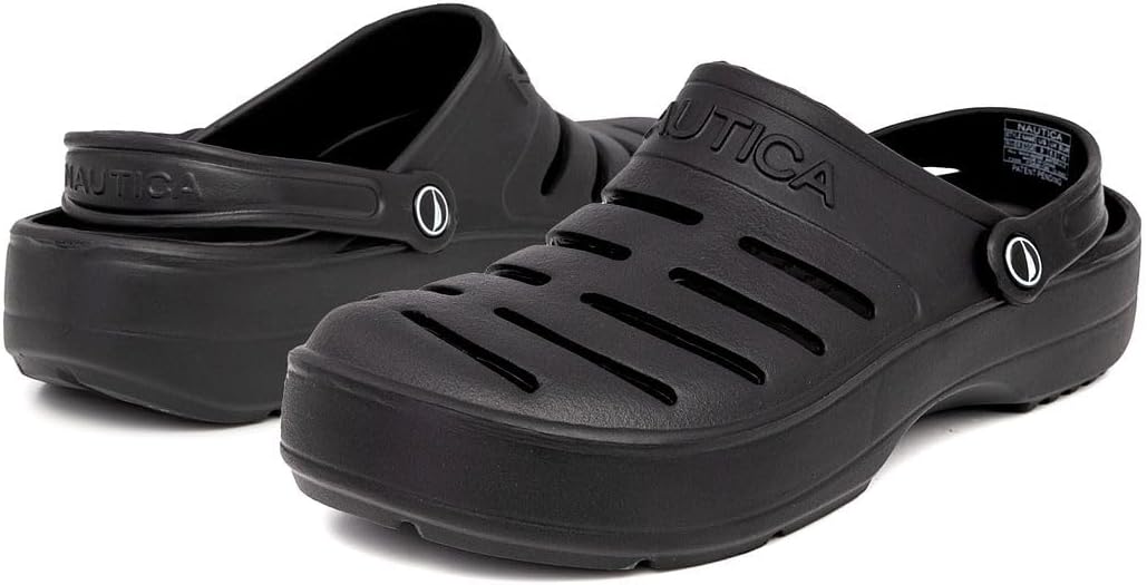 Nautica Men's Clogs - Athletic Sports Sandal - Slip-On with Adjustable Back Strap - (Water Shoes/Fuzzy Slippers) River Edge - Image 7