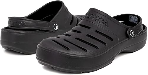 Miniatura 7 de Nautica - Zuecos para hombre - Sandalia deportiva - Con cierre ajustable en la espalda - (Zapatos para aguaPantuflas de pelo suave) River Edge