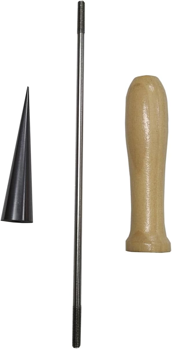 OTOOLWORLD Glassblowing Casting Graphite Plate Casting Pad Graphite Block Lamp Working Reamer Expansion Cone Taper Milling Surface