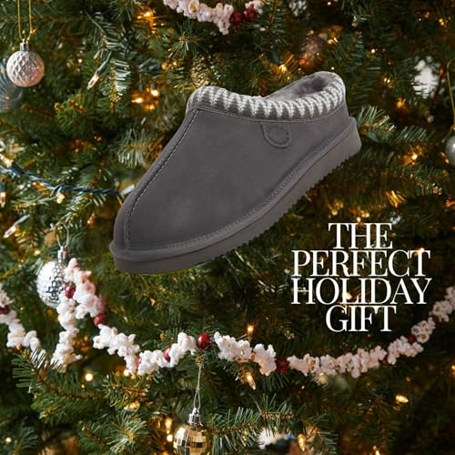 Image of Fireside by Dearfoams Men's Grafton Shearling Indoor /Outdoor Clog