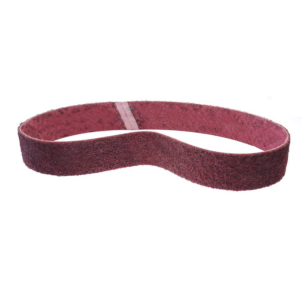 1 pieza de banda de lijado abrasiva de nailon no tejido de 915 * 50 mm para pulido grueso de metal a pulido fino, rojo P240,915X50 mm