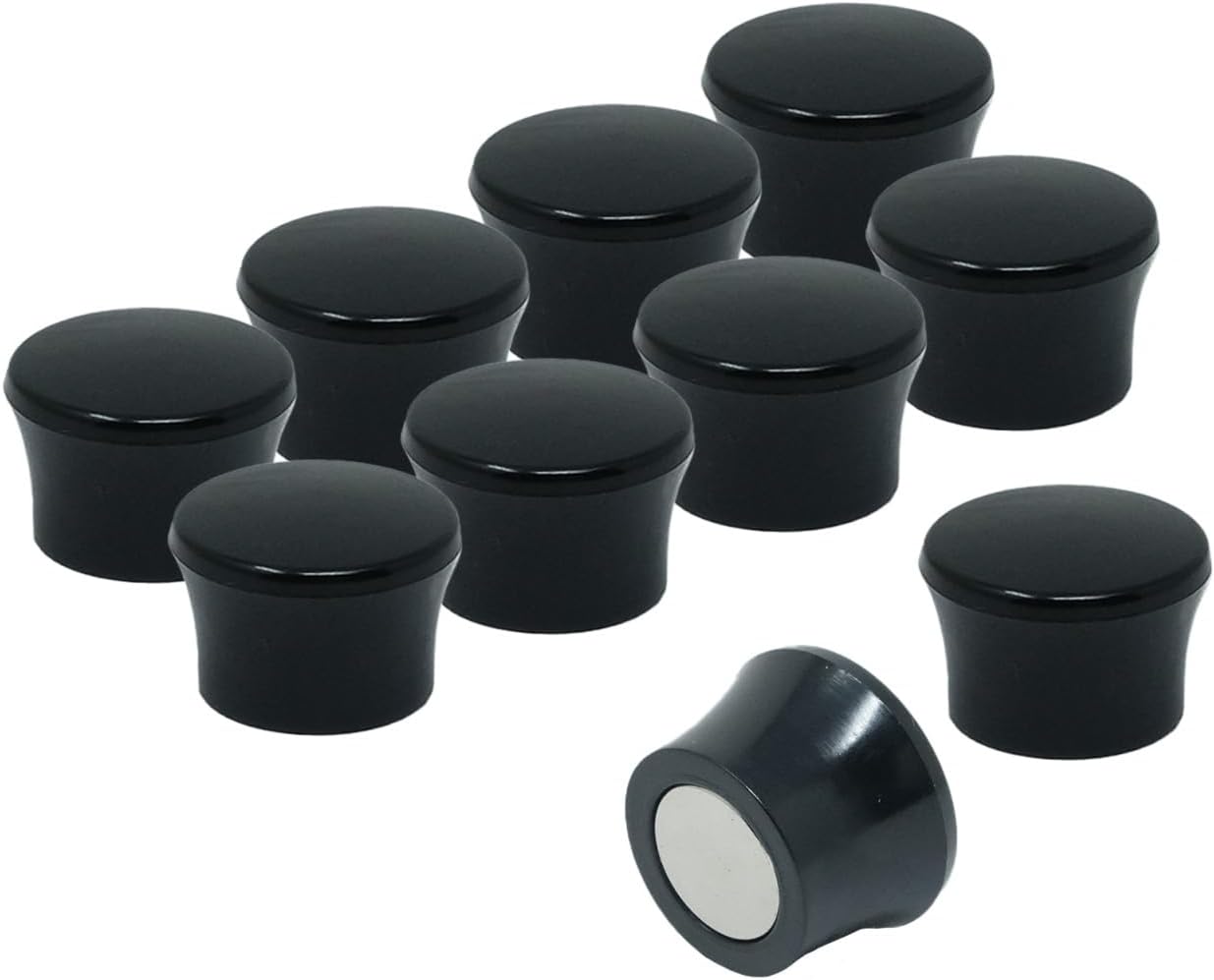 Magnet Expert Small High Power 'Memo' Board Magnets - Black (10 Packs of 10)
