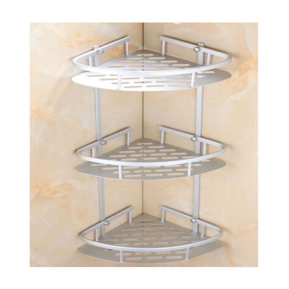 lyrlody Scaffale per Doccia, Mensola Doccia per Bagno Doccia Cestello Portaoggetti in Alluminio, 56 x 23 x 30 cm