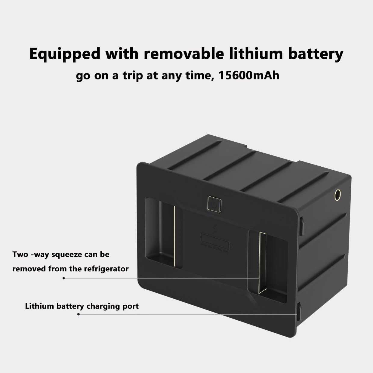 40L/50L/60L frigorifero per auto e uso domestico a doppio uso, auto 12v/24v e frigorifero per uso domestico 110-240v e frigorifero per la conservazione della freschezza con batteria al litio,C