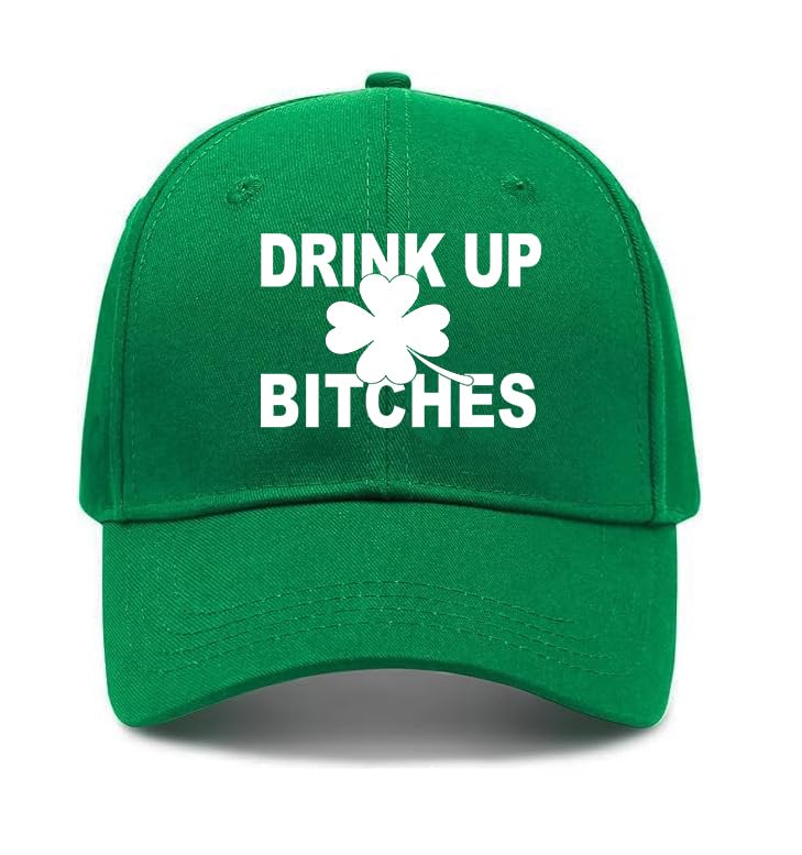 Image of Shamrock-Green Baseball-Cap for Men-Women - St Patrick's Outdoor Sun Hat Breathable Sports Golf Peaked Hat