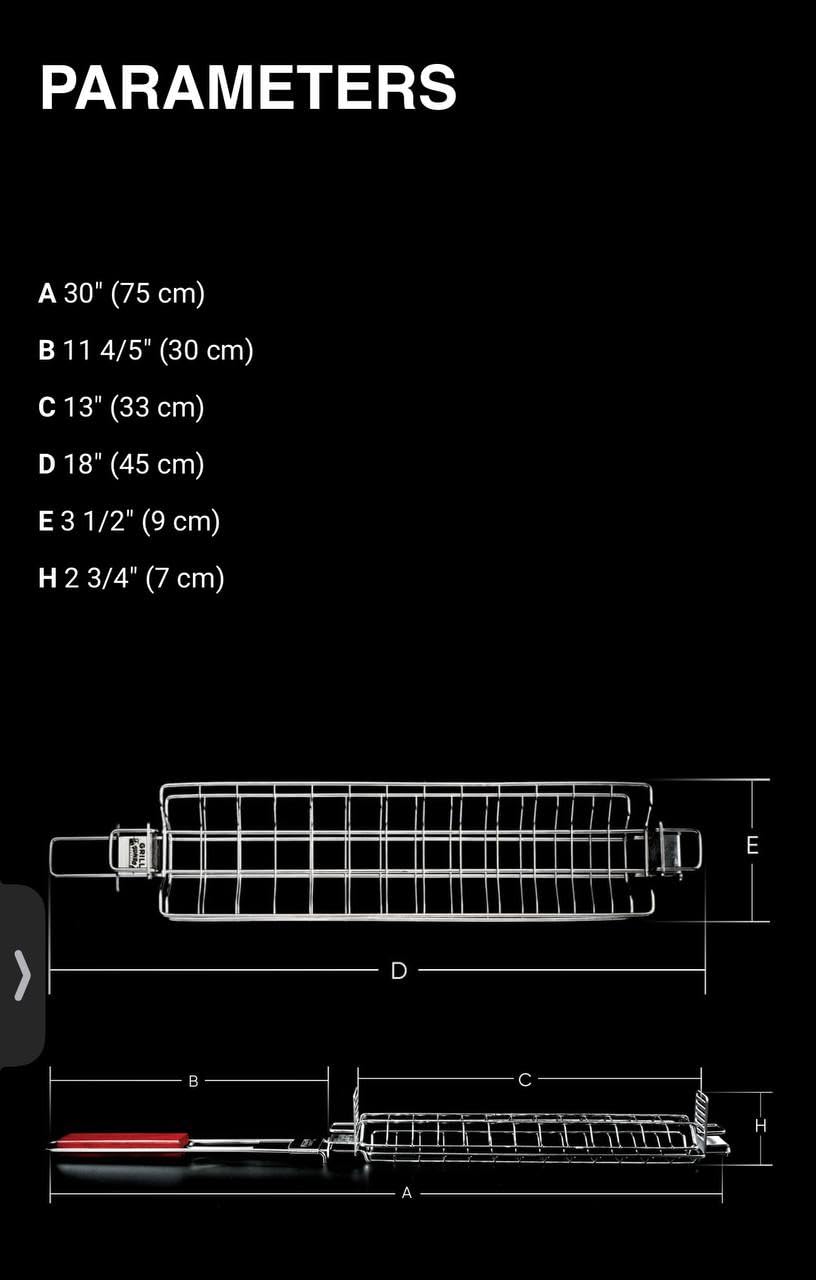 Basis-Set – 1 Verstellbarer Grillkorb mit Doppel-Gittereinsatz aus Edelstahl für Holzkohlegrill, Gasgrill, Tandoor, BBQ, Smoker – Für Innen- und Außenbereich (Geschenke für männer)