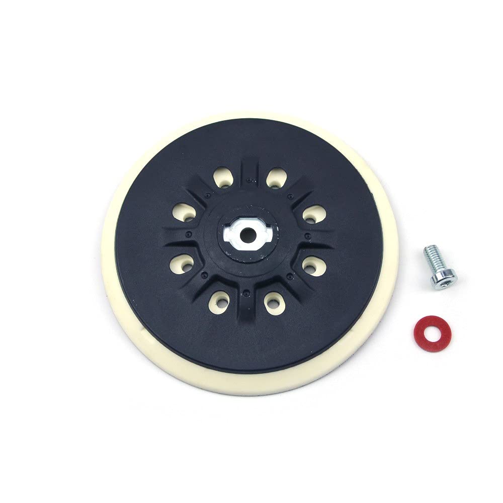 Platorello abrasivo di backup con filettatura M8 a 17 fori da 6 pollici (150 mm) per 6quot; Dischi abrasivi Hook&Loop, accessori per smerigliatrici, duri