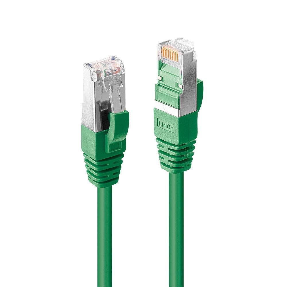 Lindy 45956 Kabel sieciowy Zielony Cat.6 S/FTP LSZH, 10m