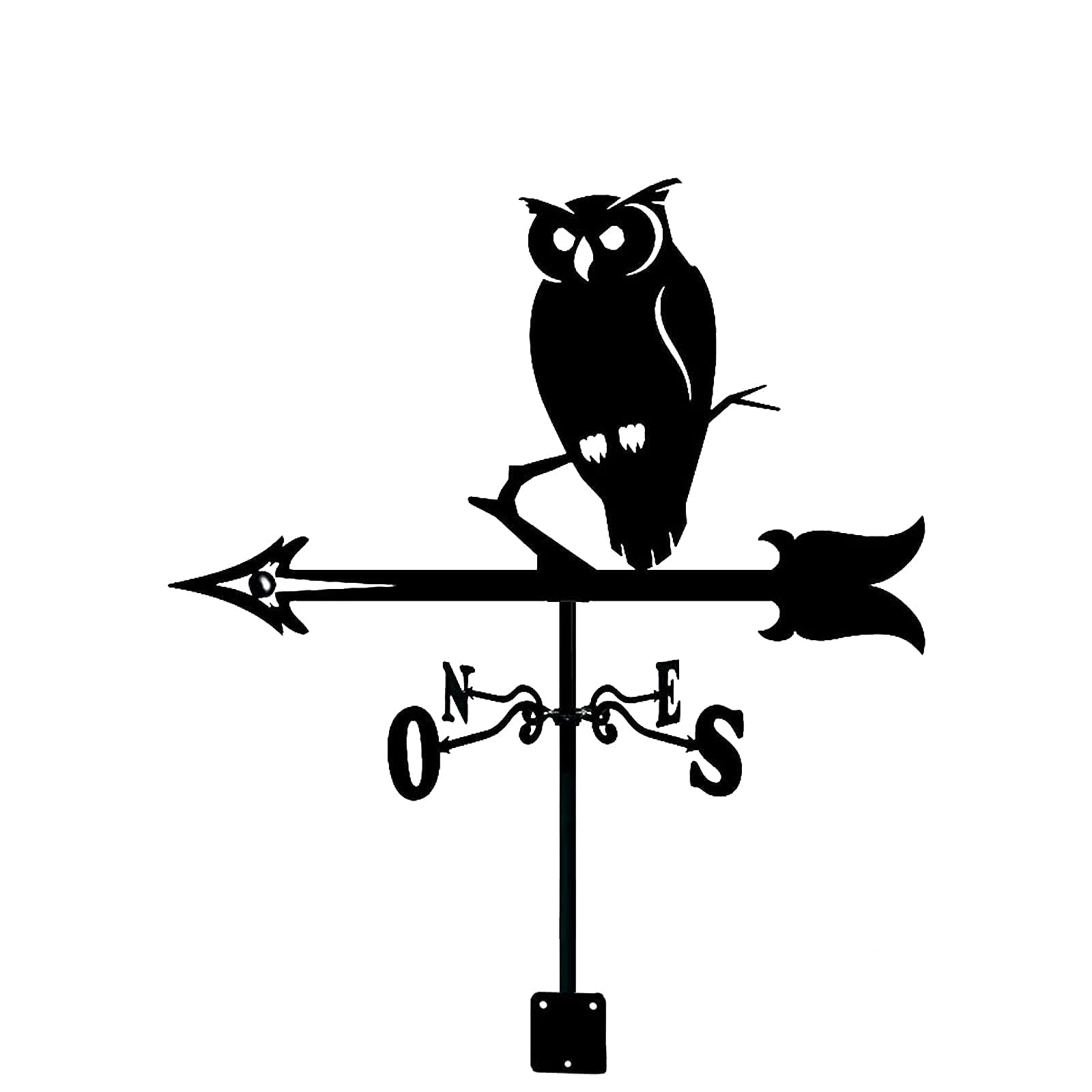 TAXXII Weathervane Wind Vane Measuring Tools Weather Stainless Steel Weathercock Direction Indicator for Garden Patio Yard Ornament
