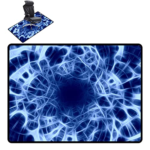 Rutschfeste Bürostuhlmatte für Hartholzböden, 100 x 100 cm, Komfortmatte mit Fußstütze für Stehpult, Anti-Ermüdungsmatte für Bürostuhl, Computerstuhl, Holzböden, Schutz