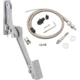 Cast Aluminum Accelerator Throttle Pedal & Mr Gasket Cable Kit