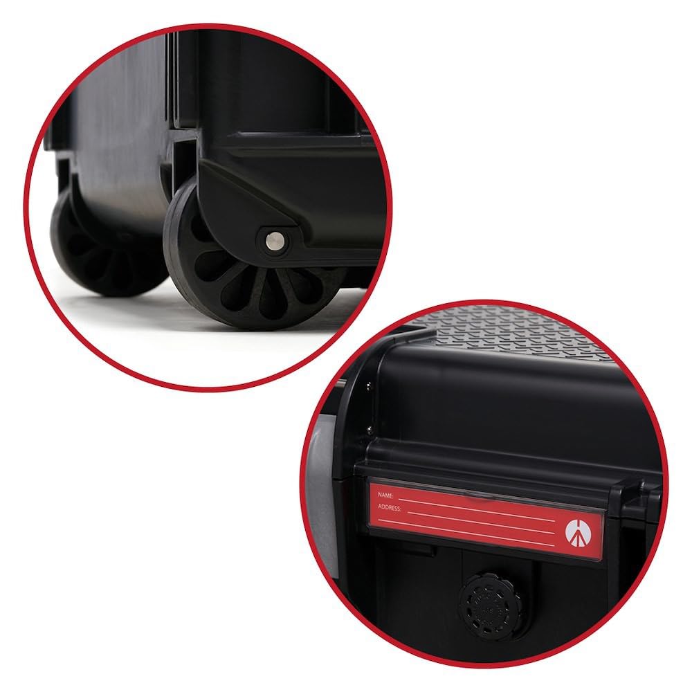 Manfrotto PRO Light Tough TH-83 HighLid, Hartschalenkoffer für Kamera, Fotografiekoffer, Koffer mit Hermetischem Verschluss, IP67 Zertifiziert, Wasser und Staubdicht