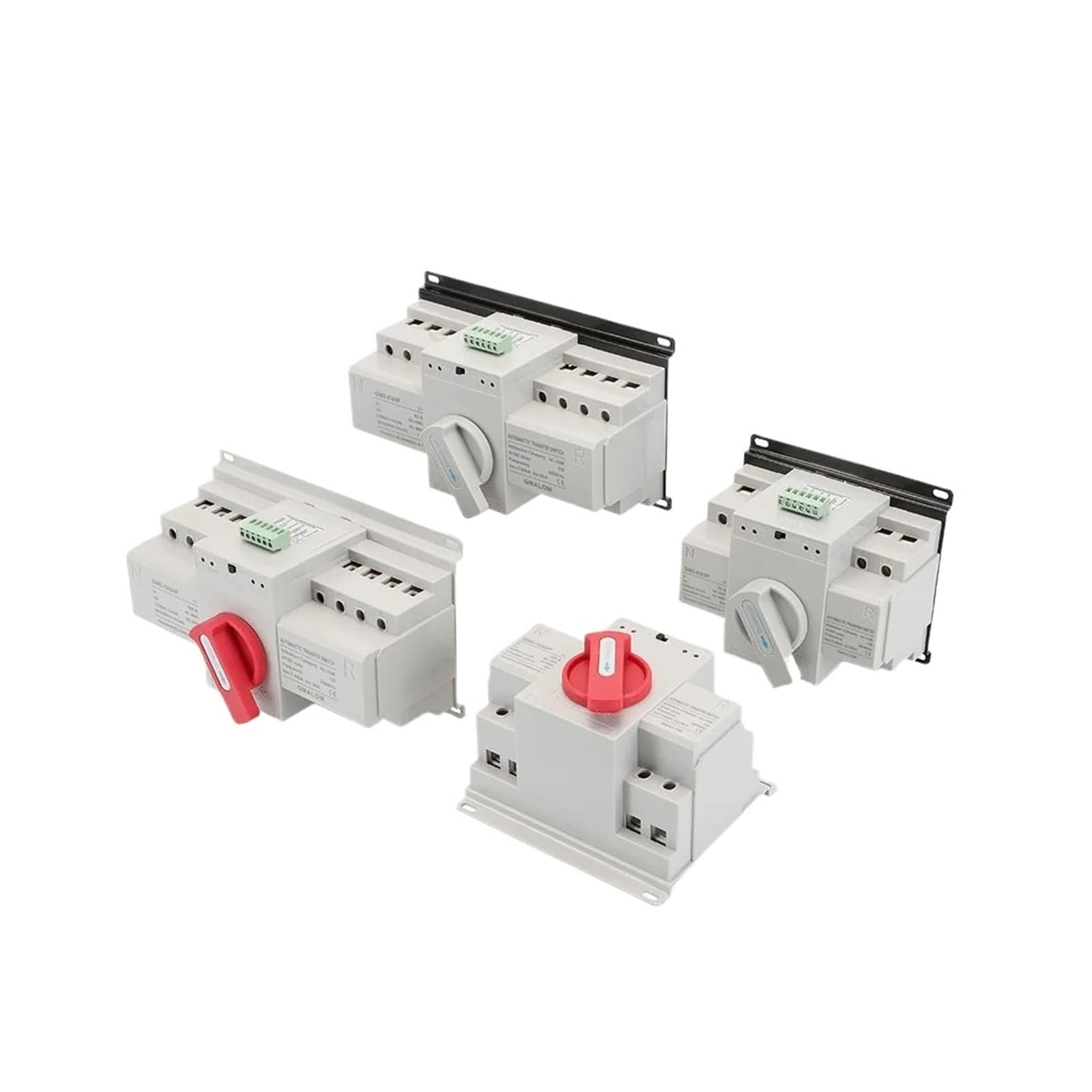 Interruttore di trasferimento automatico a doppia alimentazione 2P/3P/4P 63A AC230V 50/60Hz Interruttori automatici di commutazione automatica/manuale