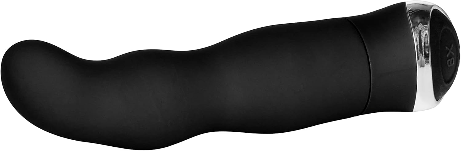 CalExotics Novelties 8-Function Classic Chic Curve Vibrator, Black
