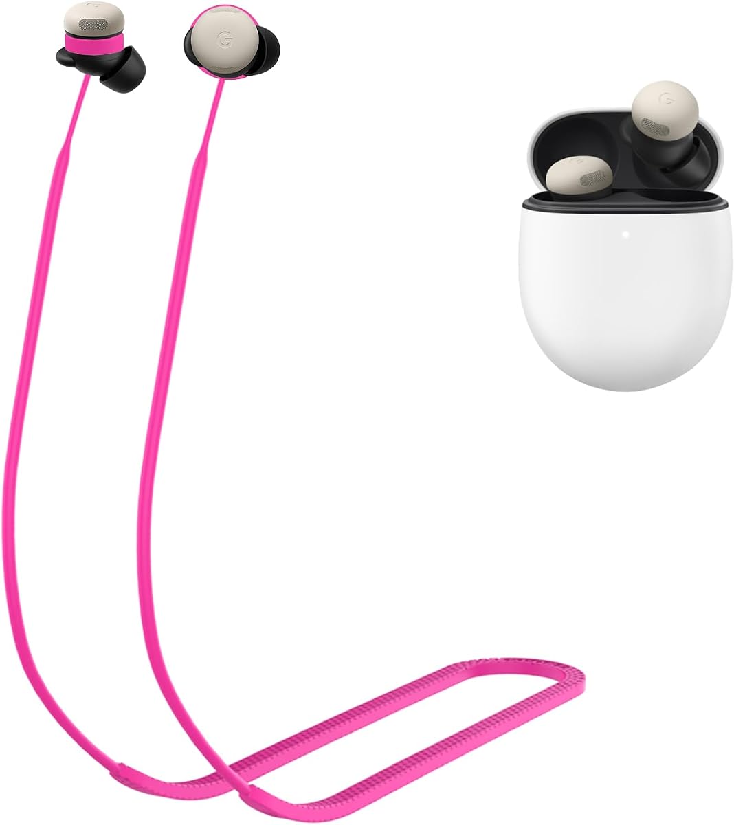 Correa antipérdida para Google Pixel Buds Pro 2 (2024), cordón deportivo de silicona suave, accesorios compatibles con Pixel Buds Pro 2