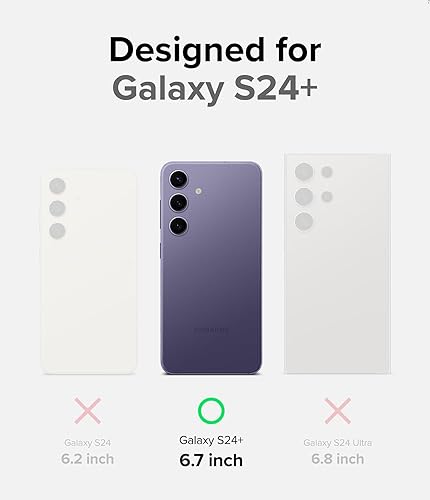 Miniatura 2 de Ringke Fusion Bold No más decoloración Compatible con Samsung Galaxy S24 Plus Case 5G, tecnología de agarre mejorado que evita caídas accidentales,