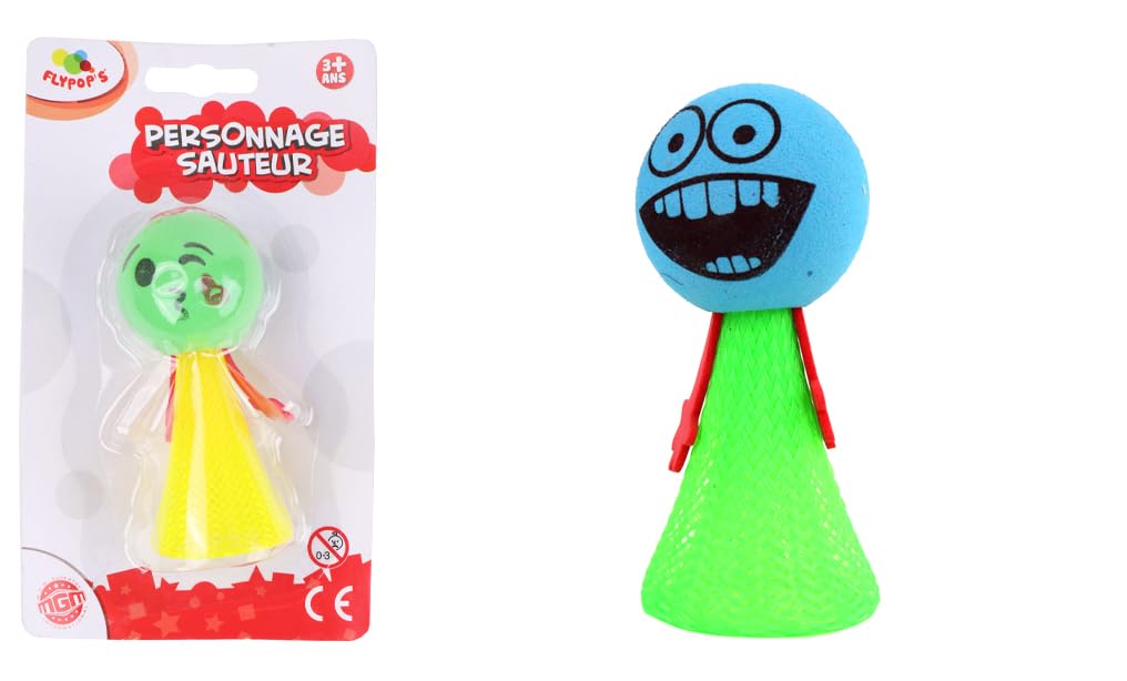 FLYPOP'S – Billes Transparentes – 20 Billes + 1 Calot De 2,5 Cm – Jeu De Récréation Intemporel – Dès 3 Ans – Couleur Aléatoire