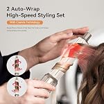 5 in 1 Hair Dryer Brush Set,110,000 RPM High-Speed Professional Negative Ionic Hair Styling Tools,Upgrade Air Curling Wrap Styler,Detachable Blow Dryer Brush With Auto Wrap Curlers,Hot Air Brush For Straight/Curl/Drying/Smoothing