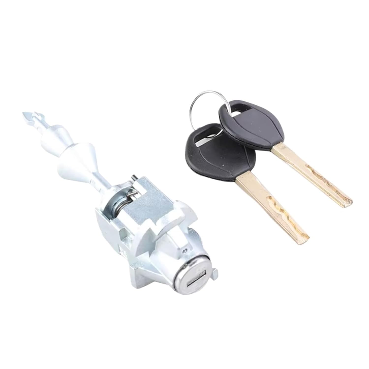 for BMW 3 E90 Car Left Door Lock Cylinder with 2 Keys Repair Kit 5121-7162-427 51217162427 51217162439 Door Lock Actuator(Lock core)