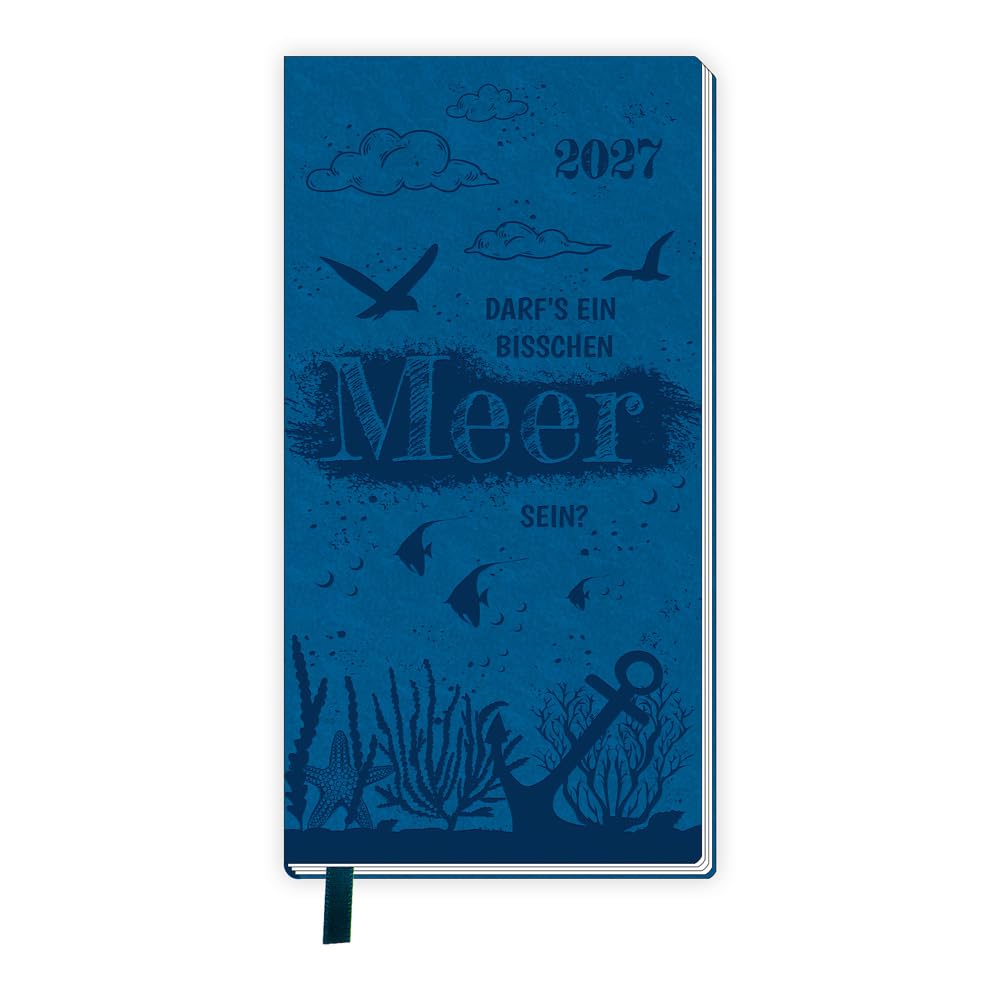 TRÖTSCH - Taschenterminer Soft Touch Maritim 2027: Soft Touch Terminkalender