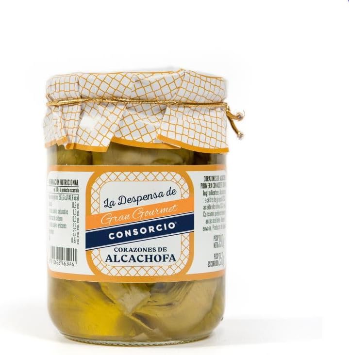 Consorcio - HEARTS OF ARCACHOFA FIRST WITH OLIVE OIL 8-12 FRUITS ...