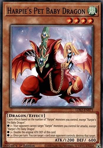 Amazon.co.jp: 遊戯王 LDS2-EN071 ハーピィズペット仔竜 Harpie