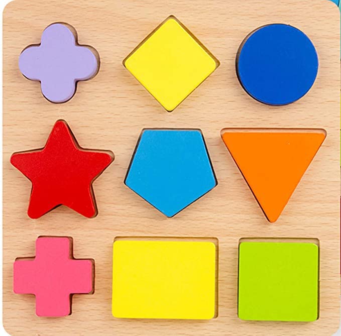 Neotea Toy Wooden Preschool Educational Puzzle for Kids Learn Color and Shape Matching Multi Color Pack of 1 (B0B1QGGSZT) Amazon Price History, Amazon Price Tracker
