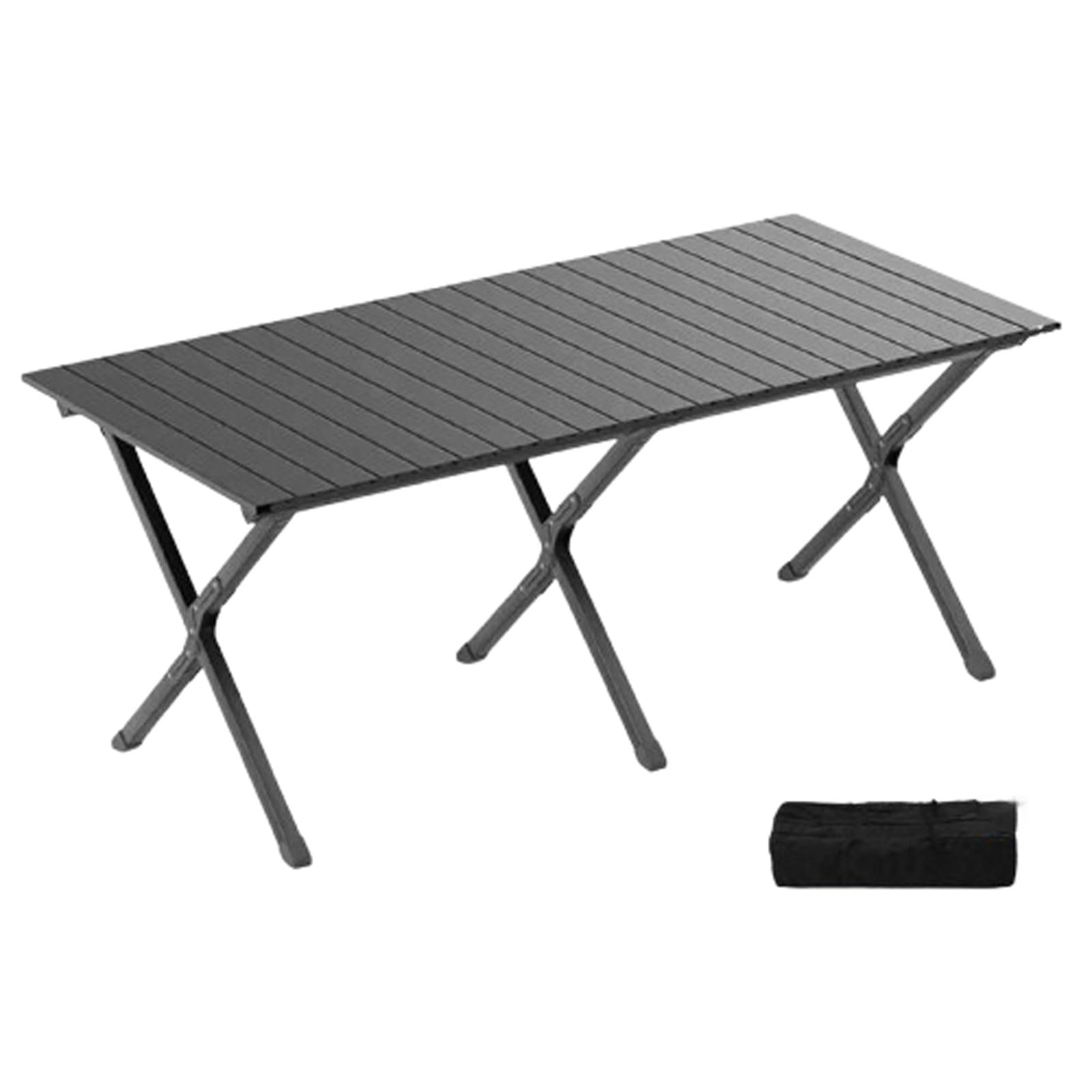Table de camping pliante idéale pour pique-niques et plage en famille